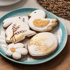 Тарелка «Нептун» фарфор D=203,H=20мм бирюз.,белый, изображение 2