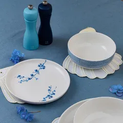 Салатник «Ориенталь» фарфор 0,6л D=150,H=54мм белый,синий, изображение 3