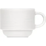 Coffee cup “Karat”  porcelain 90ml D=6,H=5,L=8cm white