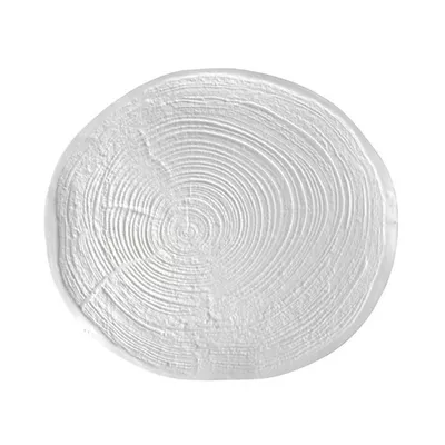 Тарелка «Арбре» фарфор D=29см белый,матовый, Диаметр (мм): 290