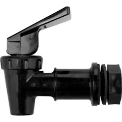 Dispenser tap plastic black