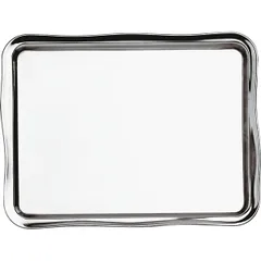 Money tray stainless steel ,H=6,L=185,B=140mm metal.