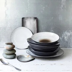 Салатник «Свелл» керамика D=150,H=56мм коричнев.,черный, изображение 3