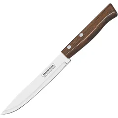 Universal kitchen knife  steel, wood  L=270/150, B=29mm  brown, metal.