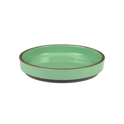 Тарелка «Блисс» с бортом фарфор D=150,H=28мм мятный, изображение 2