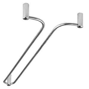 Направляющая для бокалов «Дуга» никель ,H=5,L=300,B=110мм серебрян.