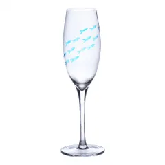 Бокал флюте «Abyss» стекло 250мл ,H=22см прозр.