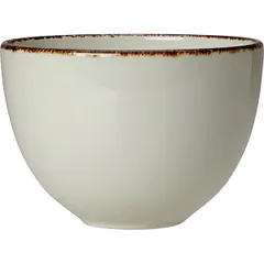 Broth cup "Brown Dapple"  porcelain  455 ml  white, brown.