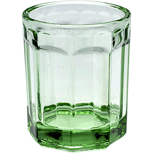 Олд фэшн стекло 220мл D=75,H=90мм зелен.,прозр.