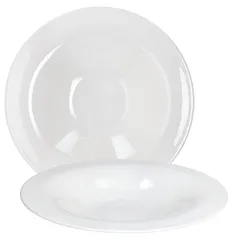 Тарелка для пасты «Силк» фарфор D=290,H=45мм белый