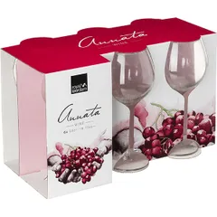 Set of glasses for wine “Annata”[6pcs] glass 0.5l D=67,H=210mm clear.