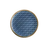 Тарелка «Калиф Люпин» фарфор D=30см белый,синий