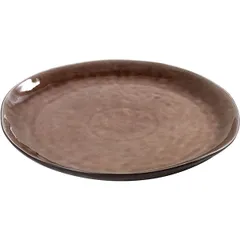 Dish “Pure” ceramics D=34cm brown.