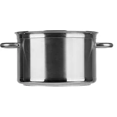 Pan without lid  stainless steel  11 l  D=28, H=18.5 cm  metal.