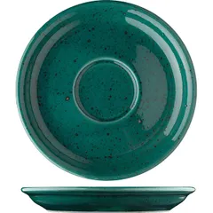 Saucer “Lifestyle”  porcelain  D=12cm  turquoise.