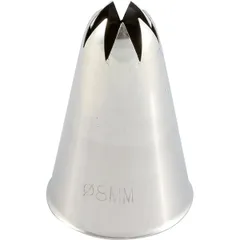 Pastry nozzle “Closed star”  stainless steel  D=30/8, H=45mm