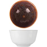 Sugar bowl “Vesuvius Amber” porcelain 230ml D=100,H=55mm amber