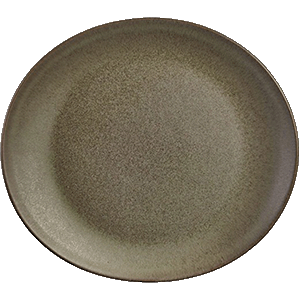 Тарелка «Терра Антиго» овальная керамика ,L=21,B=19см коричнев.,серый
