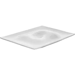 Блюдо сервировочное «Крушиал Дэт» фарфор ,H=40,L=305,B=210мм белый, изображение 2