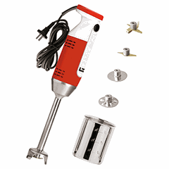 Mixer ,H=39.5cm 200W red,metal.