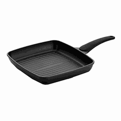 Grill pan cast aluminum, titanium ,H=50,L=470,B=305mm black