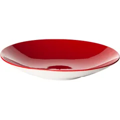 Салатник «Фиренза ред» фарфор 1л D=300,H=65мм красный,белый, изображение 2
