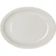 Блюдо «Акапулько» овальное фарфор ,H=4,L=36,B=28см белый