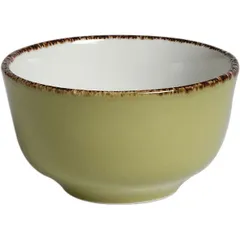 Сахарница «Террамеса Олива» фарфор 228мл D=100,H=55мм олив.