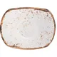 Соусник-салатник «Крафт Вайт» фарфор 45мл ,H=35,L=90,B=70мм белый,коричнев., изображение 3