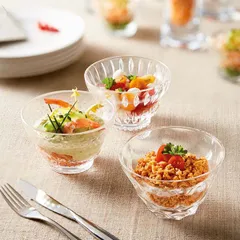 Креманка «Маэва Винтаж» стекло 190мл D=100,H=62мм прозр., изображение 2