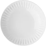 Тарелка глубокая «Рибби» фарфор D=21,9см белый