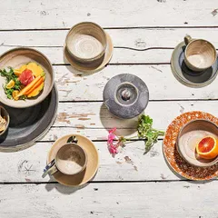 Чашка чайная «Аврора Революшн Гранит» фарфор 350мл D=10,5см коричнев.,бежев., изображение 3