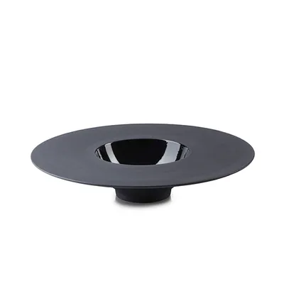 Тарелка «Сфера» керамика D=215,H=45мм черный, изображение 2