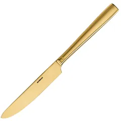 Нож столовый «Флэт» сталь нерж. ,L=23,6см золотой