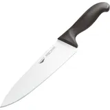Нож поварской сталь нерж.,пластик ,L=51/36,B=7см черный,металлич.