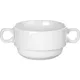 Чашка бульонная «Акапулько» фарфор 300мл D=105,H=60мм белый, изображение 2