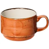 Чашка чайная «Крафт Терракота» фарфор 200мл D=80/44,H=60мм терракот,коричный