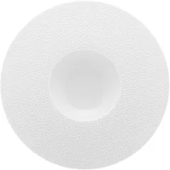 Тарелка «Колекшн эл фрэгментс» с широким бортом фарфор D=30см белый