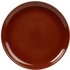 Plate “Terra Red” small ceramics D=240,H=25mm red