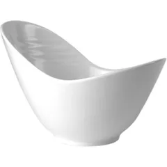 Salad bowl “Organix”  porcelain  165 ml  D=127, H=75, L=114, B=94mm  white