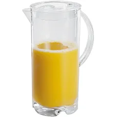 Jug plastic 2l D=16.5,H=26cm clear.