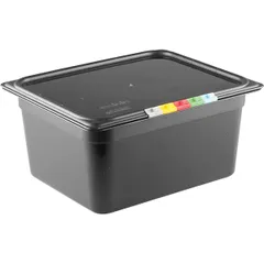 Gastronorm container (1/2) without lid  polyprop.  8.9 l , H=15, L=32.5, B=26.5 cm  black