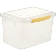 Food container with lid  polyprop. 8l ,H=17,L=30,B=22cm transparent.