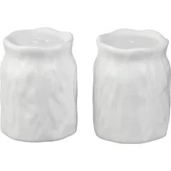 Set for spices “Milk” (salt shaker, pepper shaker)  porcelain  D=48, H=60mm  white