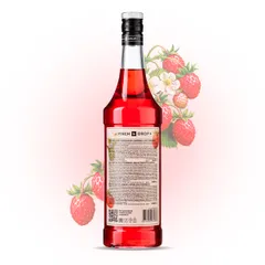 Сироп «Земляника» Pinch&Drop стекло 1л D=85,H=330мм красный, изображение 3