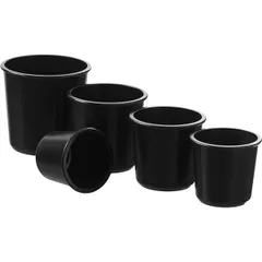 Confectionery mold[6pcs] plastic D=45,H=45mm black