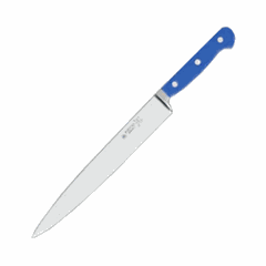 Universal kitchen knife  steel, plastic  L=18cm  blue, metal.