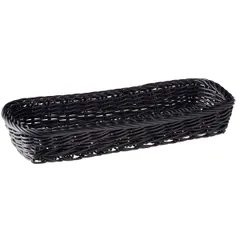 Подставка для столовых приборов полипроп. ,H=45,L=270,B=100мм черный