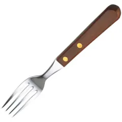 Steak fork stainless steel,wood ,L=190/60,B=22mm