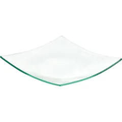 Салатник «Матиз» стекло 300мл ,H=15,L=230,B=230мм прозр.,зелен., изображение 2